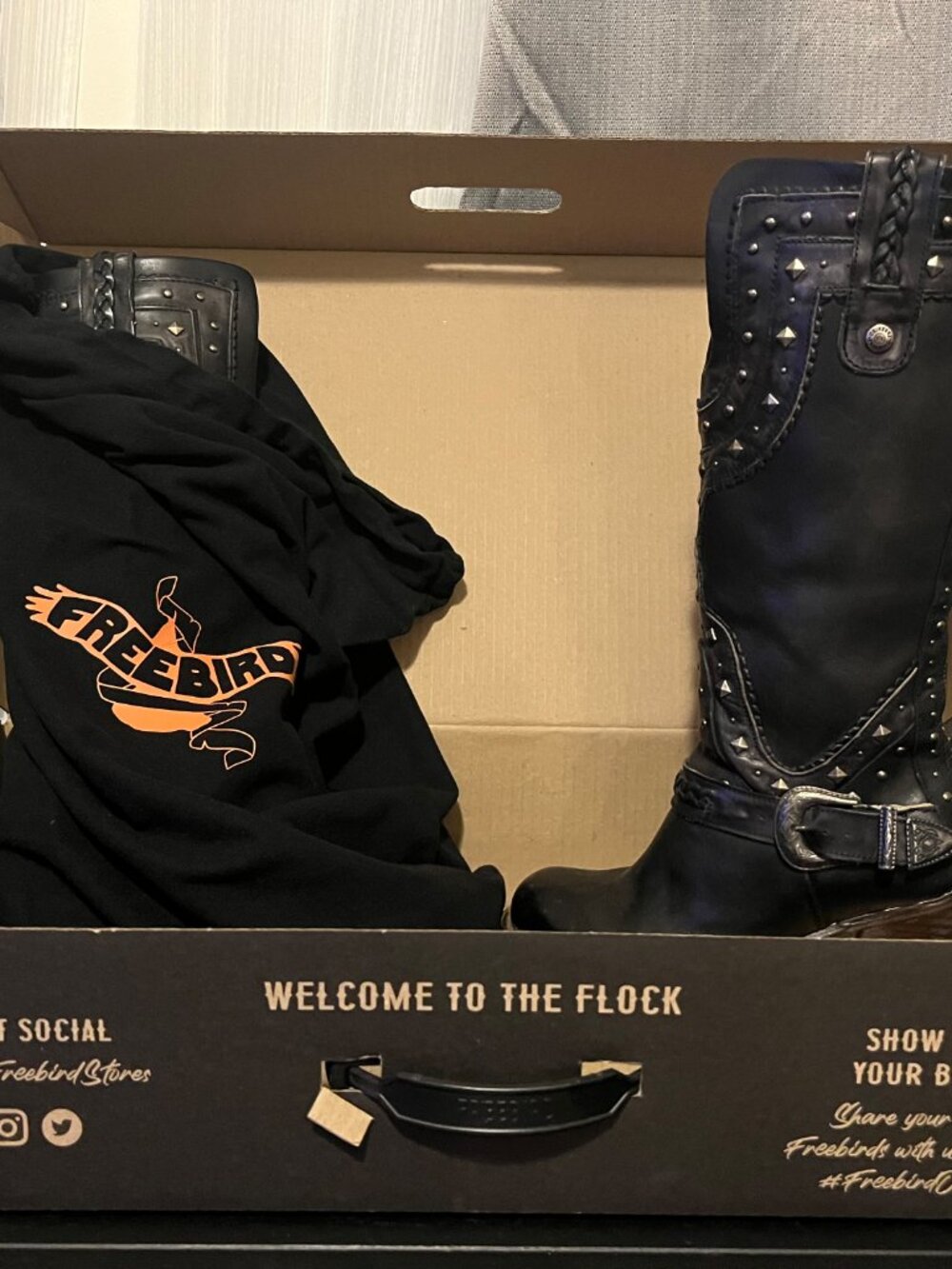 Freebird Studded Heeled Cormac Boots - Picture 5 of 7